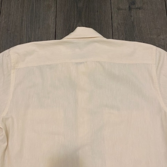 The Row Cotton Wool Blend Cream Button Up Shirt Size S - Picture 7 of 9